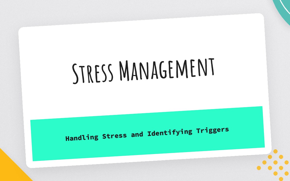 Stress Management PowerPoint SEL Lesson-NO PREP! preview