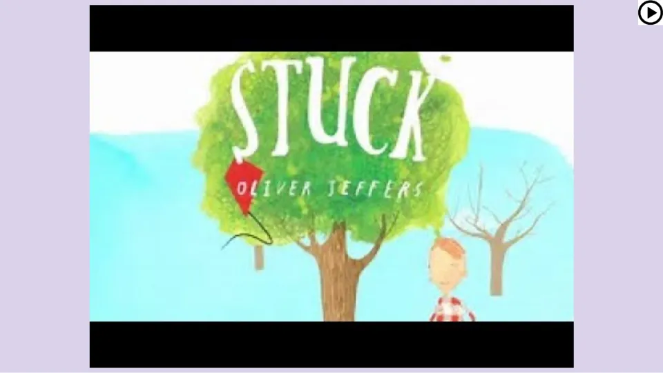 Read-aloud slide features the story's book cover in a video player, introducing the reading for the study