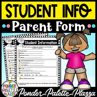 Student Information Sheet - Parent Form – cover