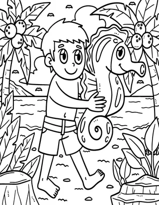 Summer Coloring Pages - Set 2 – sample page 2