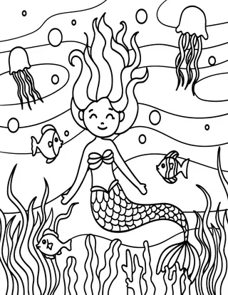 Summer Coloring Pages - Set 2 – sample page 3