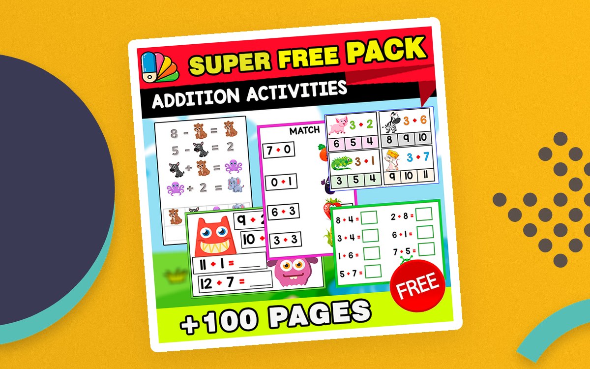 Addition Activities Pack – 100+ Printable Practice Pages preview