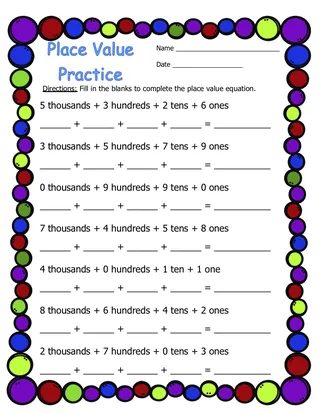 Superstar Math – Place Value + Mental Math Practice – sample page 2