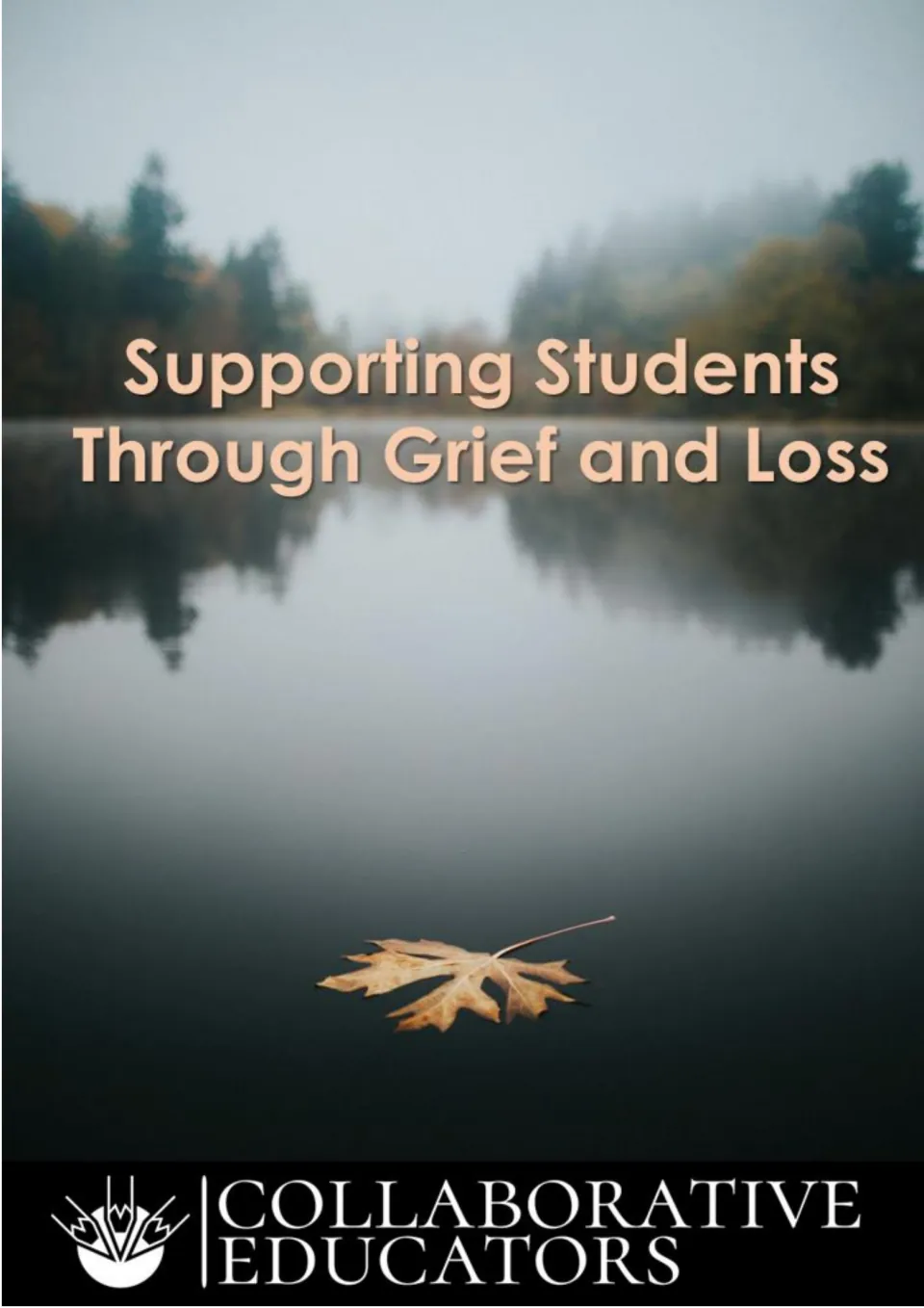 Teacher ebook cover titled Supporting Students Through Grief and Loss, published by Collaborative Educators