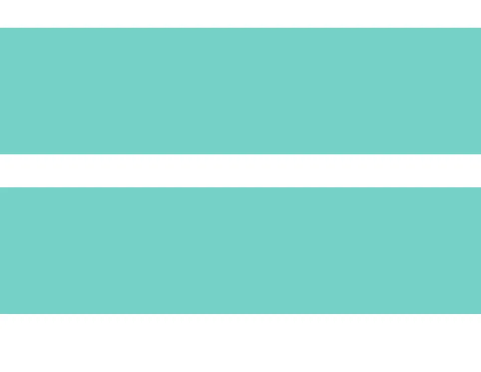Two solid teal bulletin board border strips, a coordinating color option in the dessert classroom decor set