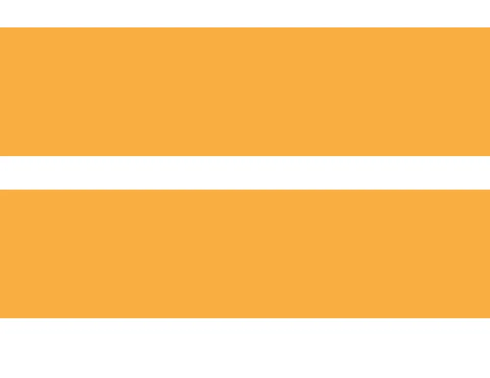 Two solid golden-orange bulletin board border strips, a coordinating option in the dessert classroom decor set