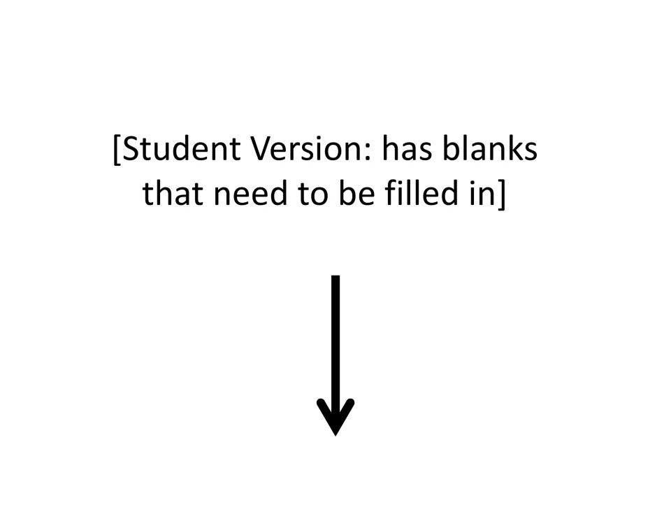 Divider note: another student version follows, with blanks that learners need to fill in