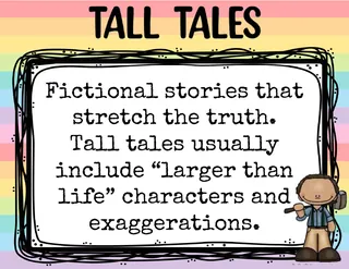 Tall Tale Anchor Charts: Genre Reference Posters – preview 1