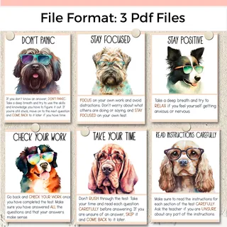 Motivational Testing Posters – 21 Dog-Themed Tips – sample page 3