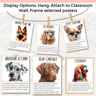 Motivational Testing Posters – 21 Dog-Themed Tips – sample page 4