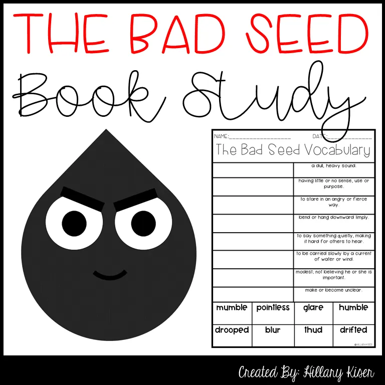 The Bad Seed Book Study – cover