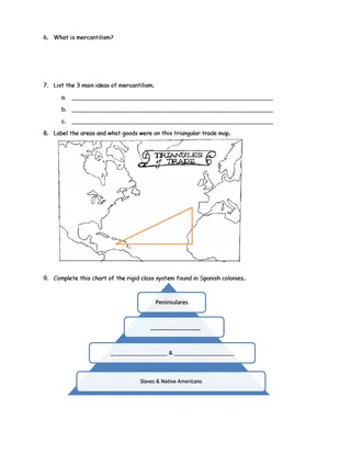 The Columbian Exchange Worksheet – preview