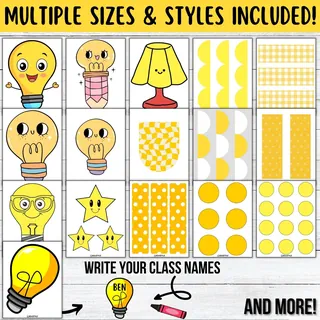 The Future is Bright: Back To School Bulletin board or door Decor kit – sample page 4