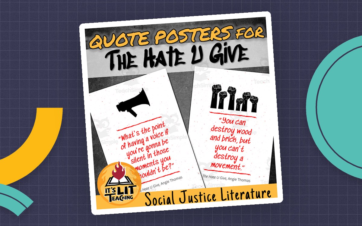 The Hate U Give Posters: 4 Quote Posters preview