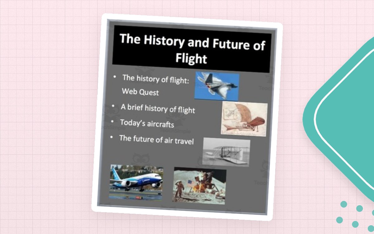 The History and Future of Flight - Google Slides and PowerPoint Lesson preview