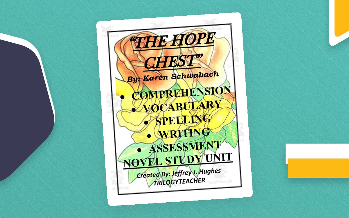 "The Hope Chest" Novel Study Unit preview