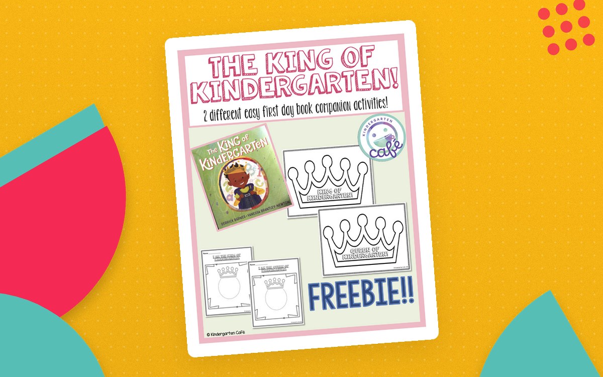 King of Kindergarten – Coloring Page Companion preview