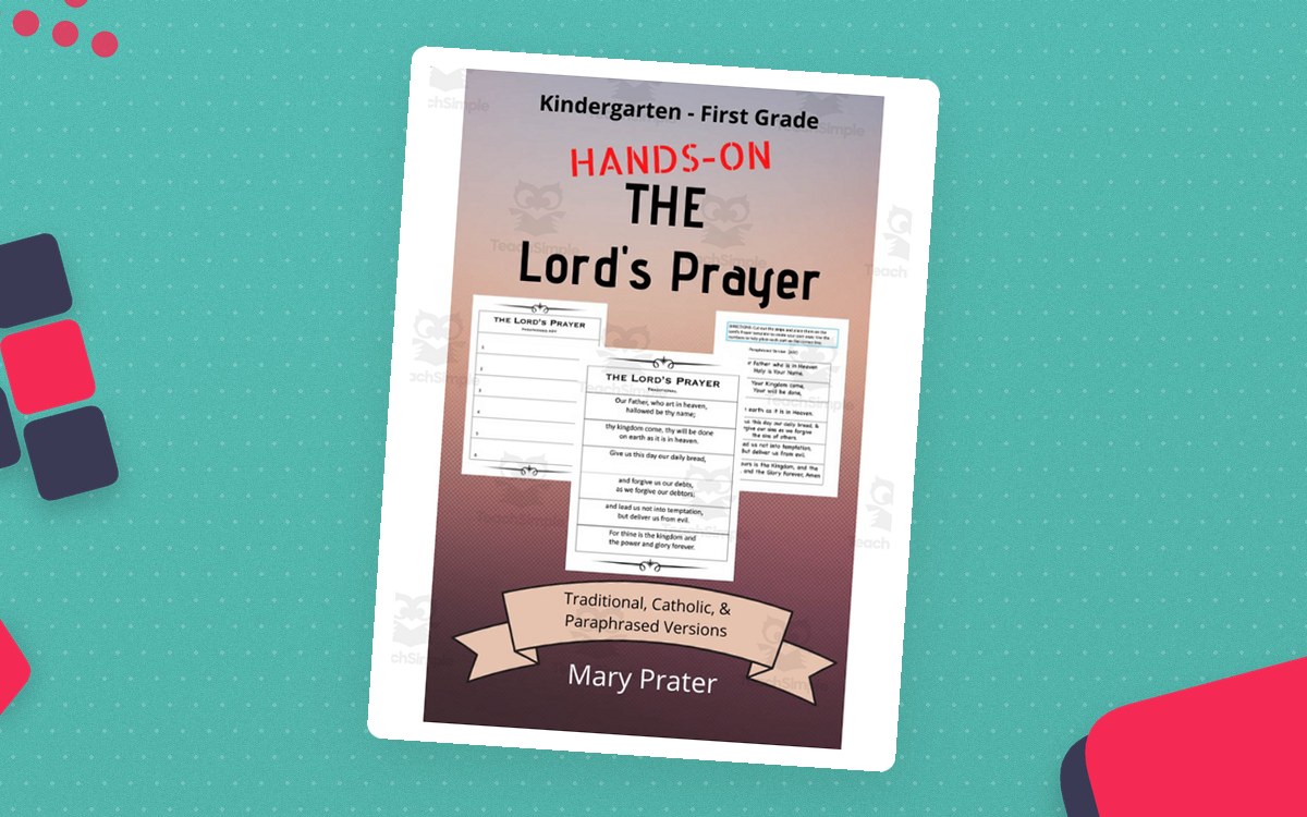 The Lord's Prayer Craft – Cut and Place Activity preview