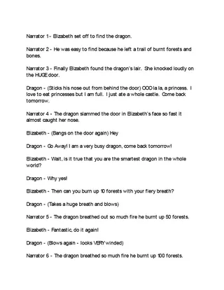 The Paper Bag Princess Reader's Theatre – preview 2