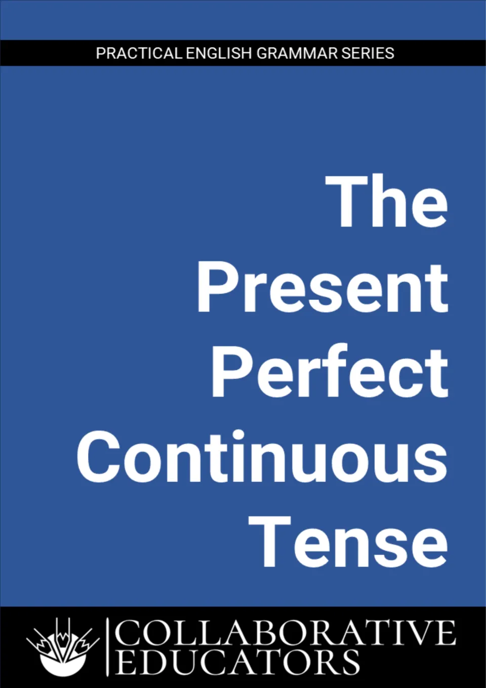 Cover of The Present Perfect Continuous Tense ebook, part of the Practical English Grammar Series