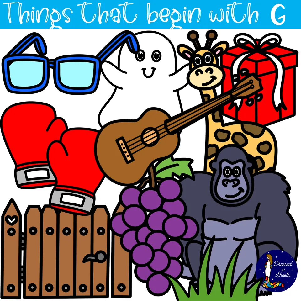 Things That Begin With G – cover