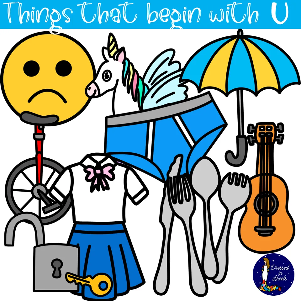 Things That Begin With U – cover