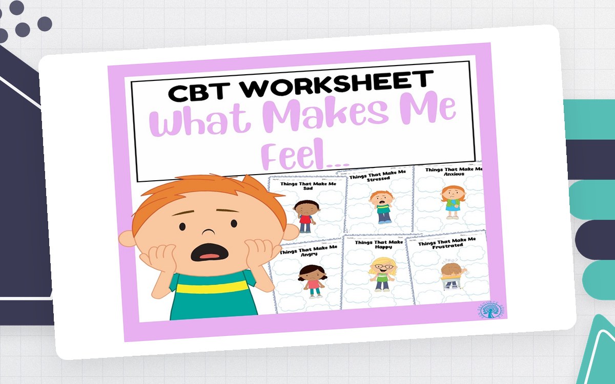 Things That Make Me Feel – Emotions Worksheet teaching resource preview