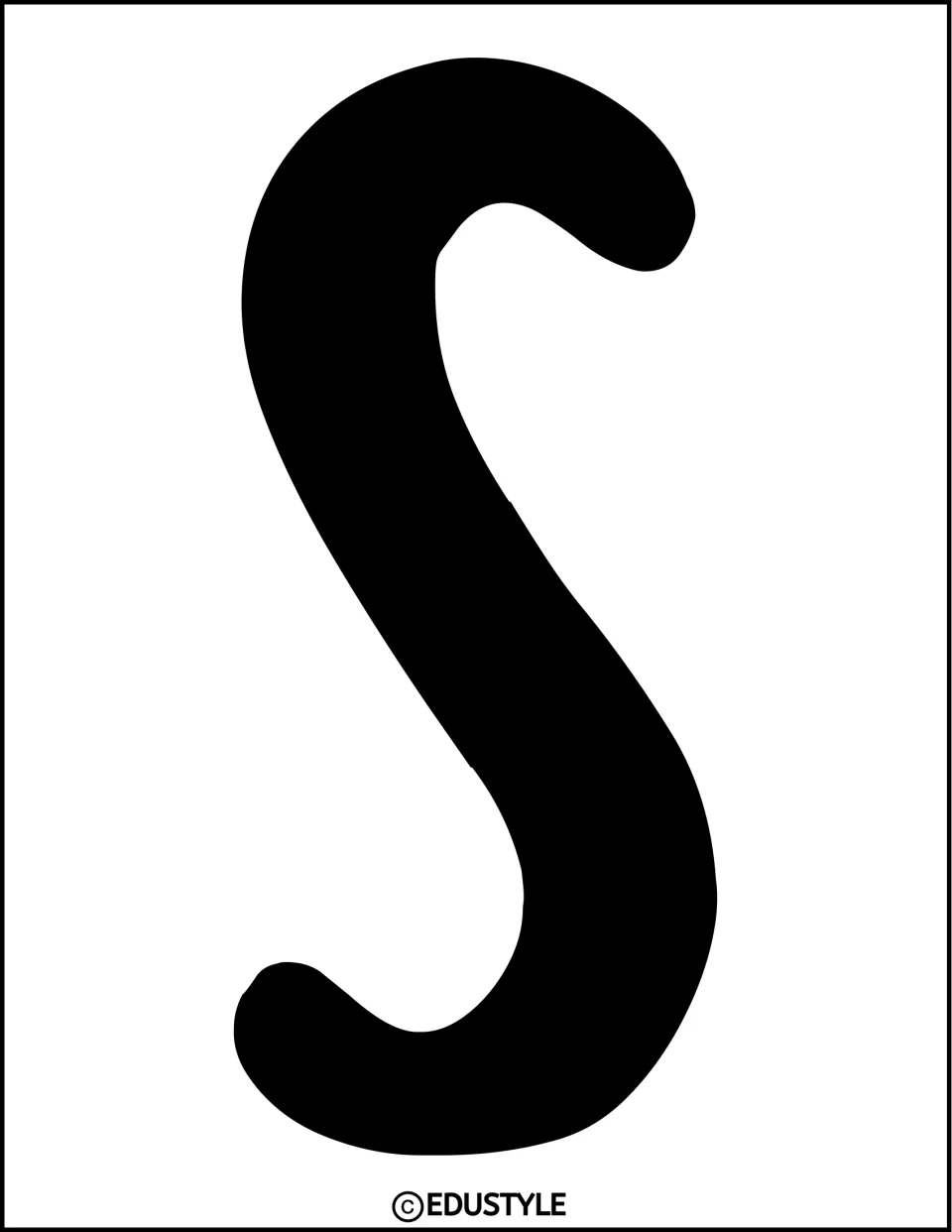 Display letter S for the phrase 'This Class is So Loveable!' in the Valentine's Day bulletin board kit