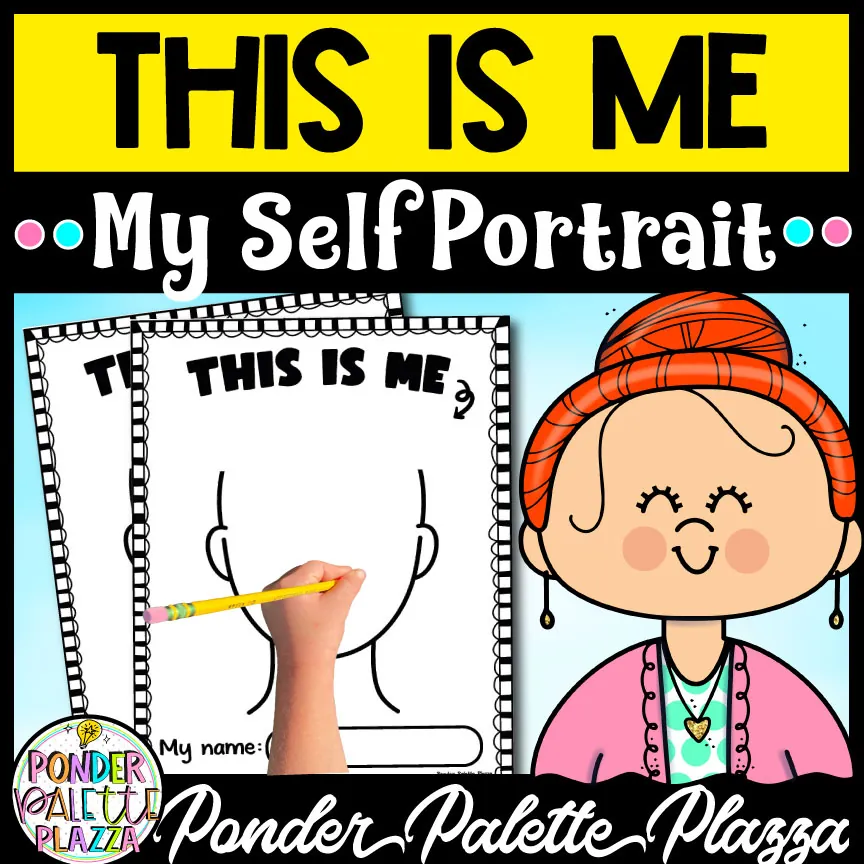 This Is Me: My Self Portrait - First Day of School Activity – cover
