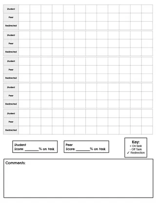 Time on Task Data Sheets - Two Observation Forms – preview 2