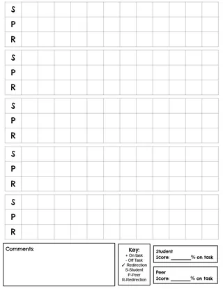 Time on Task Data Sheets - Two Observation Forms – preview 3