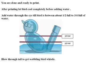 TinkerCAD step-by-step instructions for Bird Whistle – sample page 4