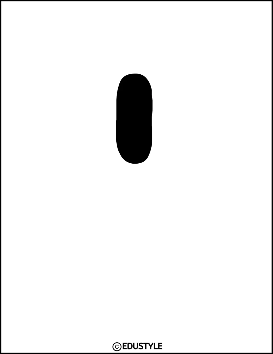Black apostrophe cutout for the Christmas bulletin board or door display, part of the kit's lettering