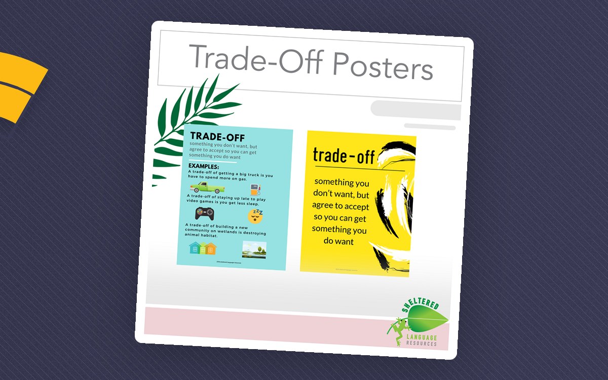 Trade-Off Posters – Middle School Economics preview