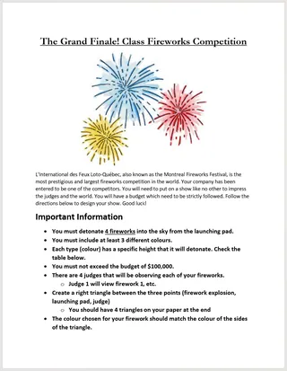 Trigonometry: Fireworks Inquiry Project – cover