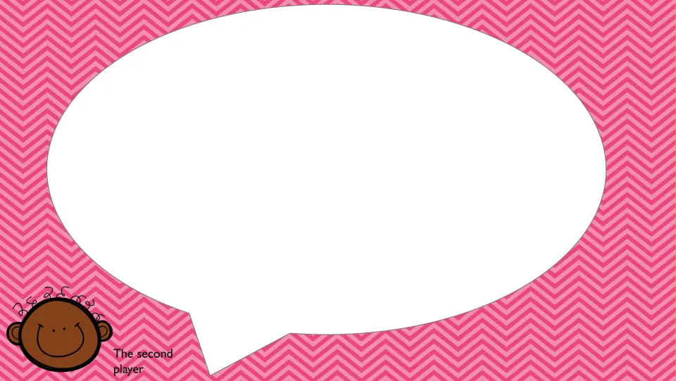 Second player's turn page in the statement guessing game, labeled 'The second player' and otherwise blank
