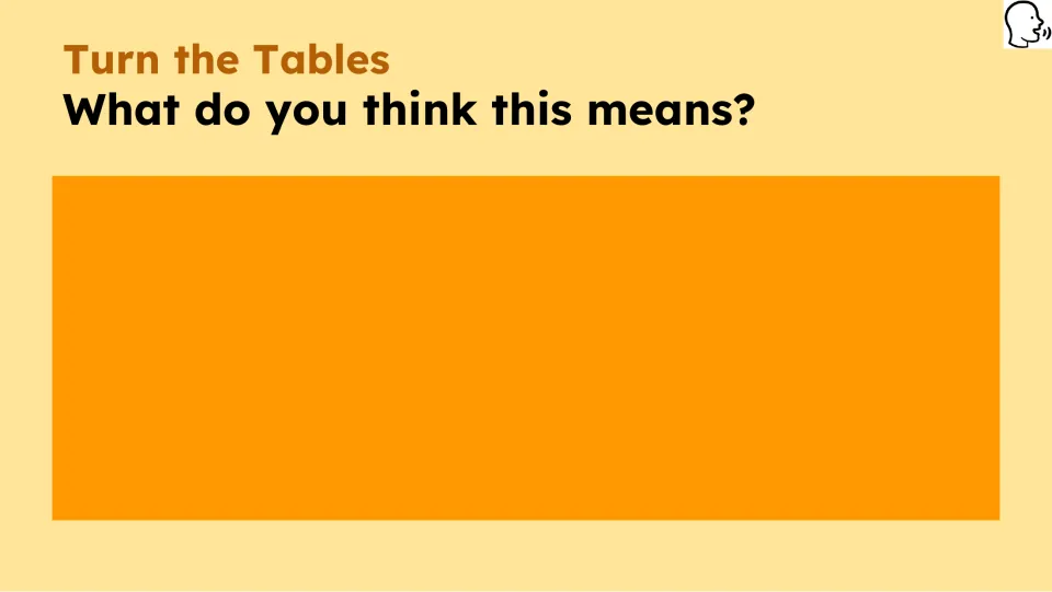 Opening activity asks students what they think the lesson's idiom means before the explanation is given.