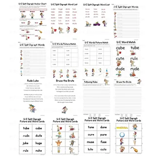 U-E Split Digraph Activity Packet and Worksheets – sample page 2