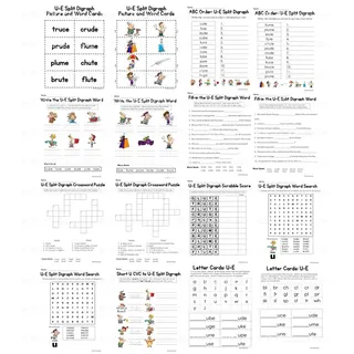U-E Split Digraph Activity Packet and Worksheets – sample page 3