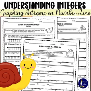 Understanding Integers: Graphing Integers on a Number Line – cover