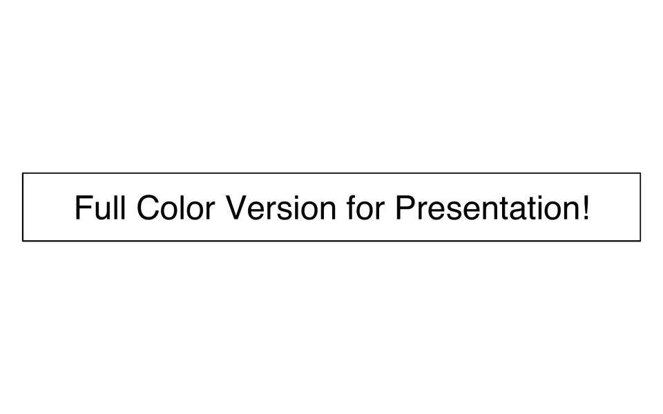 Presentation section divider introducing the full color version of the Children's March lesson materials.