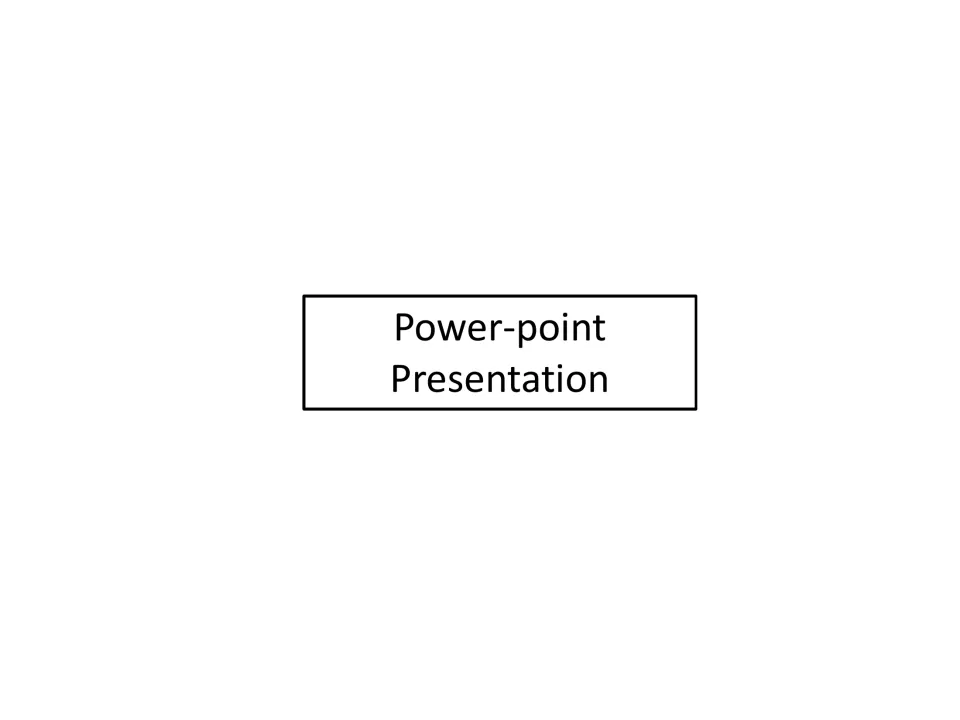Presentation section divider labeled “Power-point Presentation” introduces the resource's slide lesson
