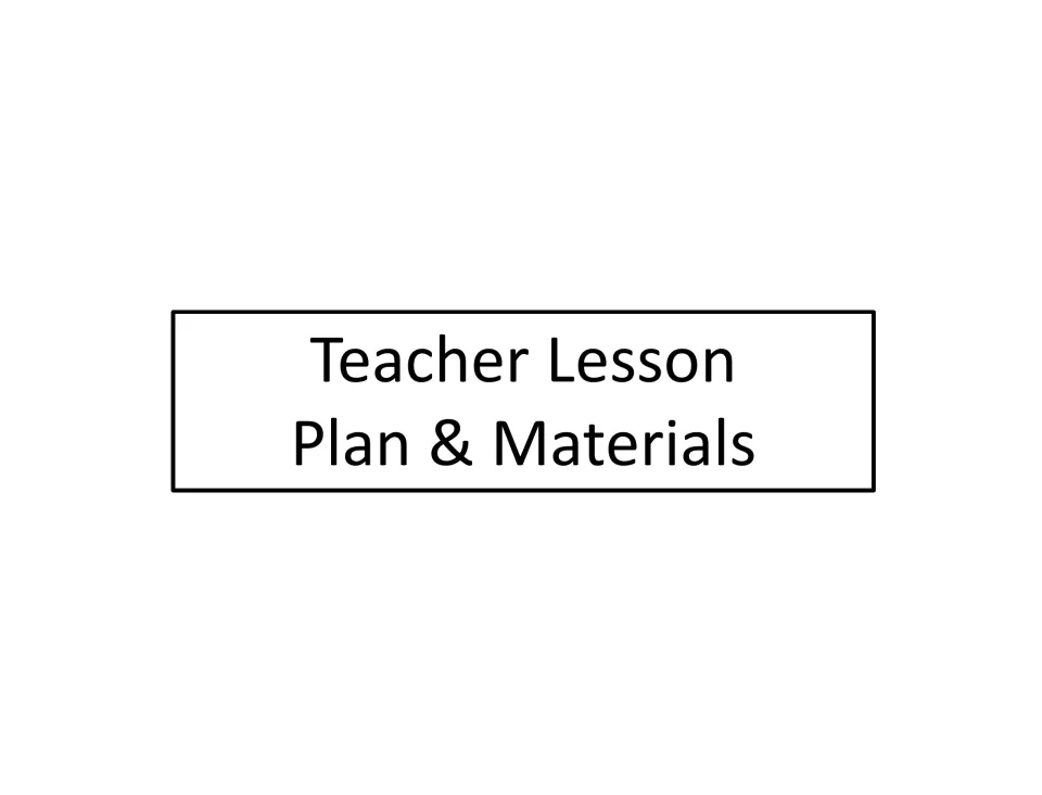 Teacher Lesson Plan & Materials section cover introducing the Spanish-American War seminar teaching materials