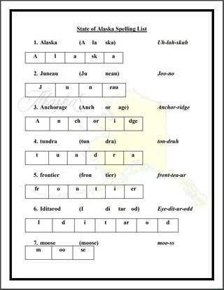 U.S. State Spelling Lists – 50 States + DC Bundle – sample page 4