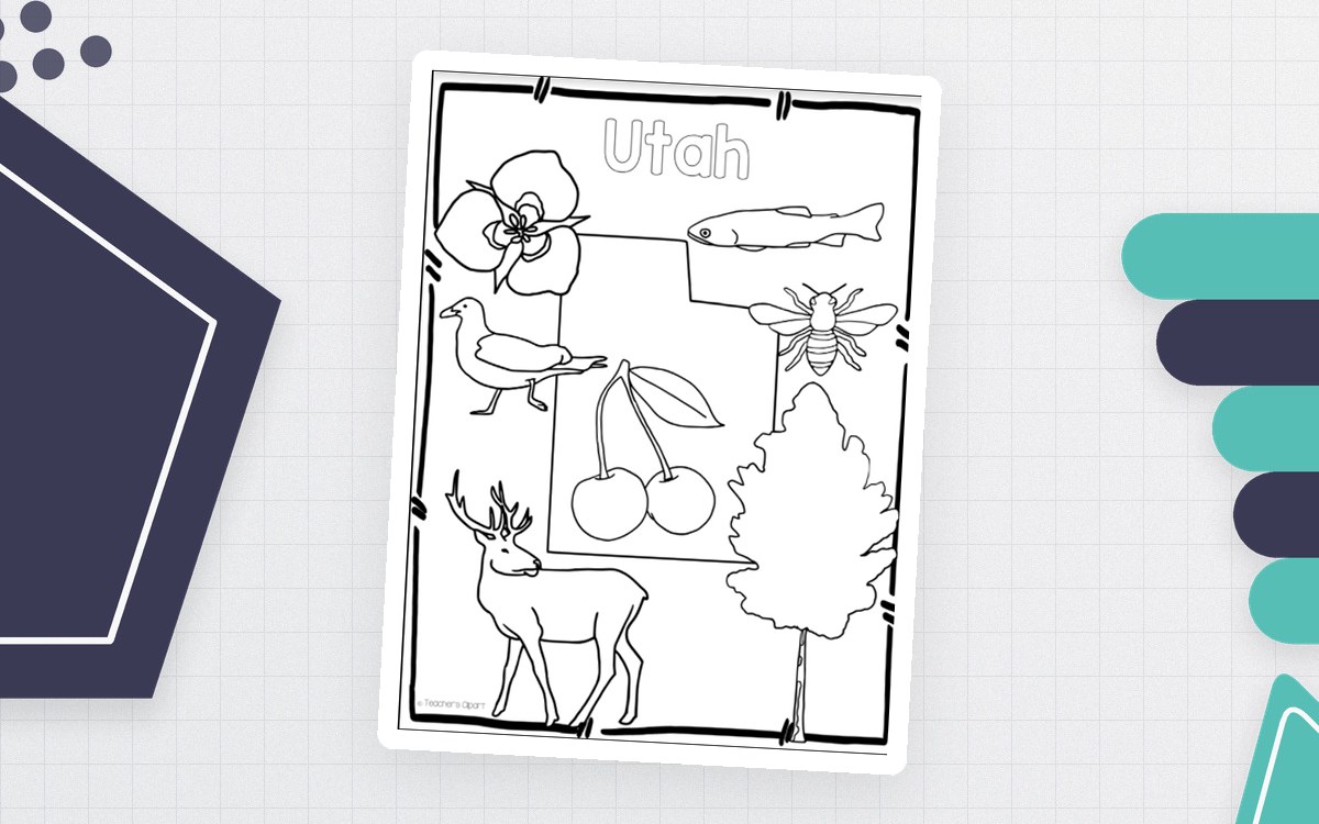 Utah State Symbols Clip Art preview