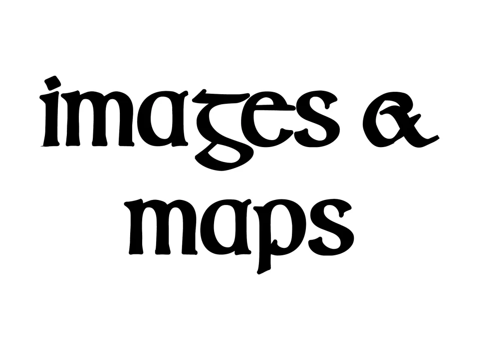 Section title page reading Images & Maps in a Celtic-style font, introducing the visual reference pages that follow