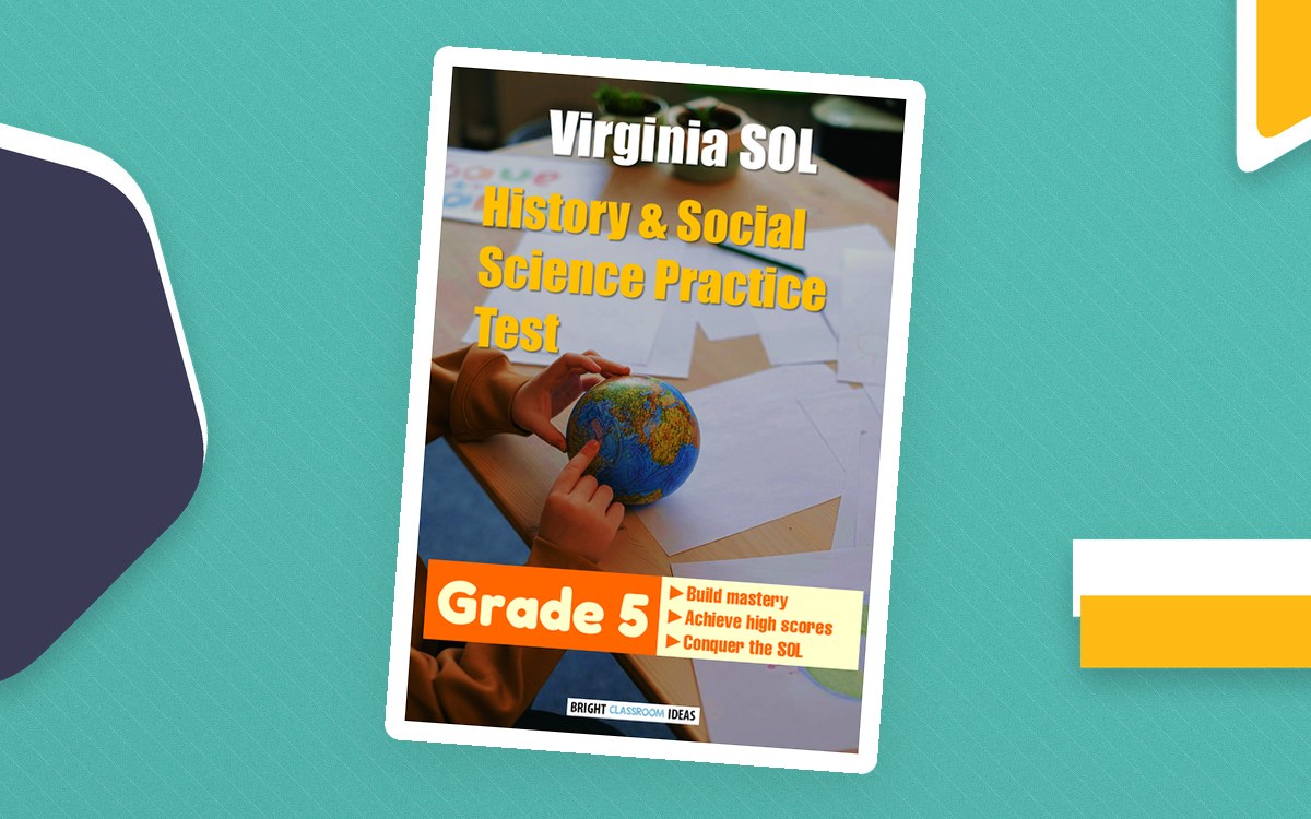 Virginia SOL History & Social Science Practice Test for Grade 5 teaching resource preview