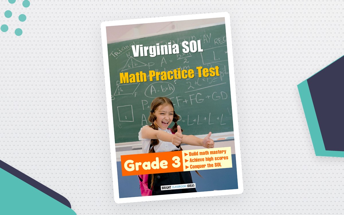 Virginia SOL Math Practice Test for Grade 3 teaching resource preview
