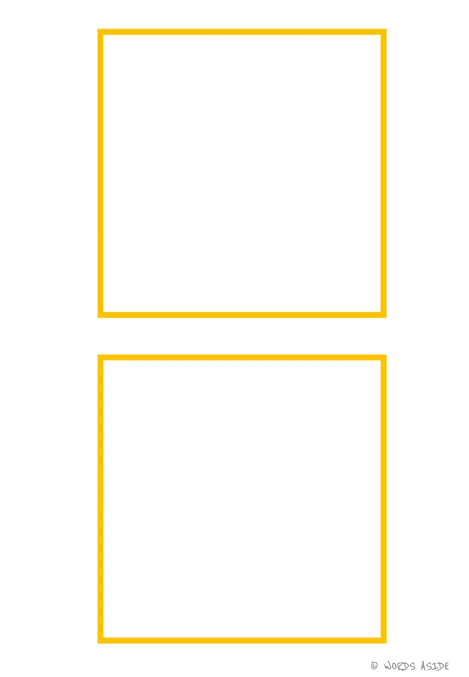 Two blank cards follow the 18 illustrated fruit vocabulary flashcards, with no fruit pictures or vocabulary words.