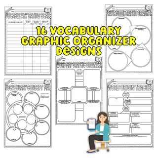 Vocabulary Graphic Organizers and Study Unit — Grades 6–8 – sample page 2